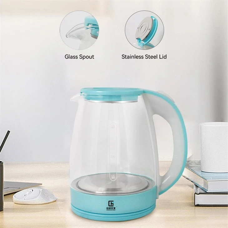 1.8L Borosilicate Glass Electric Kettle